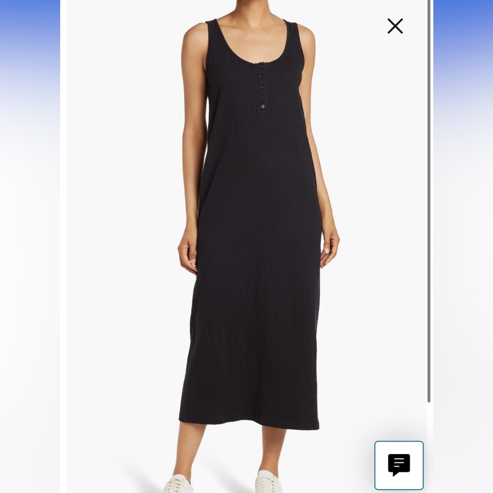 Palm Springs Sleeveless Henley Dress